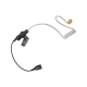 Auricular de tubo acústico transparente con cable de fibra tranzada con conector SNAP tipo MIRAGE. Requiere micrófono de solapa de 1 o 2 hilos de la Serie SNAP.