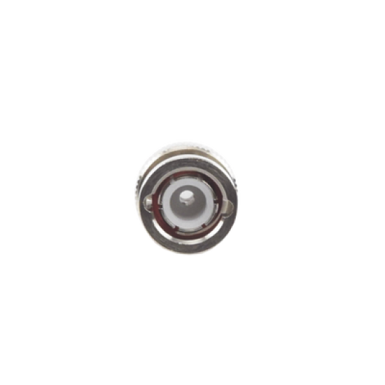 Conector BNC Macho de Anillo Plegable para Cable LMR-195, RG-58/U, RG-142/U, Níquel/ Oro/ Delrin.