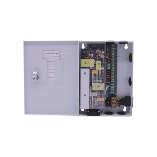 Fuente PREMIUM / 11-15 V / 9 canales / 16 A / Alta tecnología en seguridad / Doble ventilador / Hasta 1.8 Amperes por Salida / Filtro de ruido por canal / Diseño de alta gama.