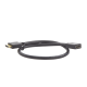 Cable extensor HDMI de 0.5M / 4K@60Hz / 3D / HDR /  Macho a Hembra /  Núcleo de cobre estañado / Transmisión estable.