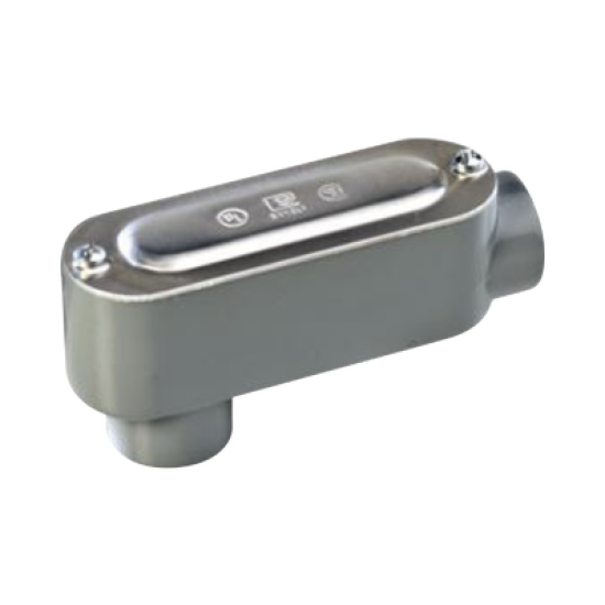 Caja oval roscada tipo LB de 1 1/4