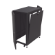 Gabinete Profesional para Telecomunicaciones de 24UR, 600 mm de Ancho x 1000 mm de Profundidad, Se envía el Gabinete Armado.