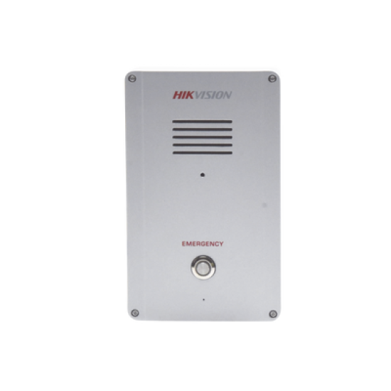 Estación de Alarma de Pánico / Micrófono Integrado / Exterior IP65 / Protección IK09 / Entrada y Salida de Alarma