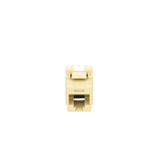Conector Jack Estilo 110 (de Impacto), Tipo Keystone, Categoría 5e, de 8 posiciones y 8 cables, Color Marfil