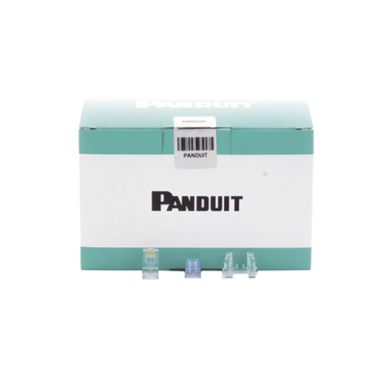 Plug RJ45 Cat6A, Para Cable UTP de Calibre 26 AWG, Chapado en Oro de 50 micras, Paquete de 100 piezas