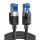 Cable Ethernet Cat8 CLASSâ… F/FTP Redondo con Malla de Nylon 1 Metro