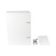 Gabinete para instalación de 2 Baterías PL110D12, Fabricado en Lámina Galvanizada, Accesorios para piso o poste (No incluidos)