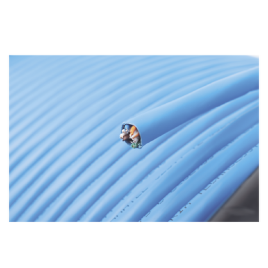Bobina de Cable UTP de 4 Pares, Vari-MaTriX, Cat6A, 23 AWG, CMR (Riser), Color Azul, 305m