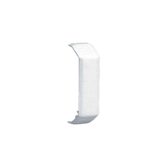Unión recta de tapa, para uso con canaleta T45, Material PVC Rígido, Color Blanco Mate