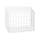 Jaula De Acero Antivandalismo Serie Damage Stopper® Multiusos. Dimensiones 18x15x13 pulgadas 
