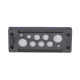 Pasacable de 10 Orificios de Marco Rectangular, IP65, 4.41