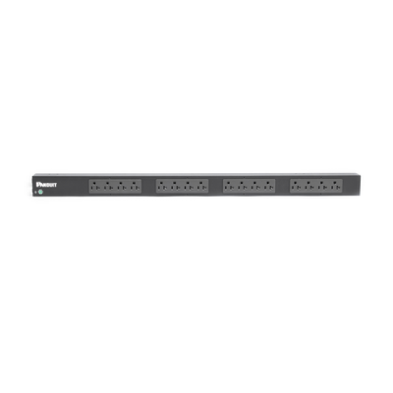 PDU Básico para Distribución de Energía, Enchufe de Entrada NEMA 5-20P, Con 16 Contactos NEMA 5-20R, de Instalación Vertical, 20 Amp, 120 Vca