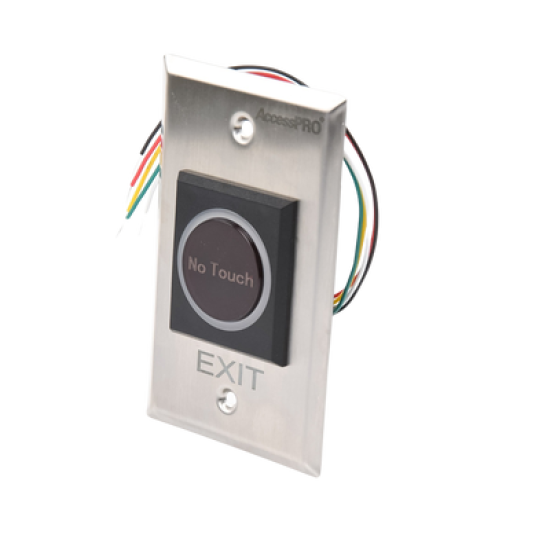 Botón de Salida sin Contacto con Control Remoto / Iluminación LED / Distancia de Detección Touch Ajustable