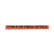 Marcador de Fibra Óptica Color Naranja, Diámetro de aplicación: 6.4 a 12.5 mm