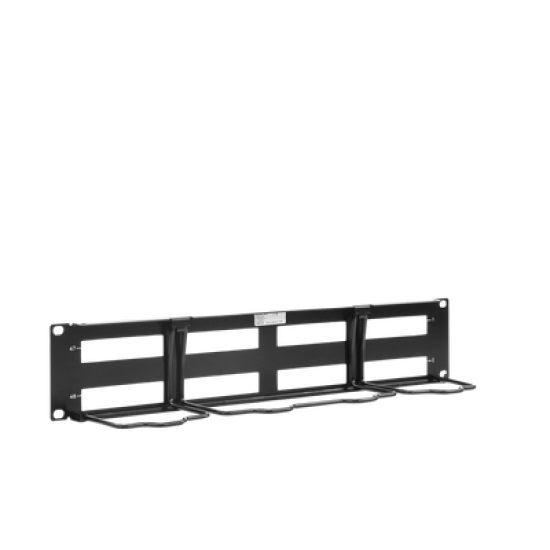 PATCH PANEL MAX VACIO ID VERTICAL UTP 48 PTOS PLANO 2U NEGRO