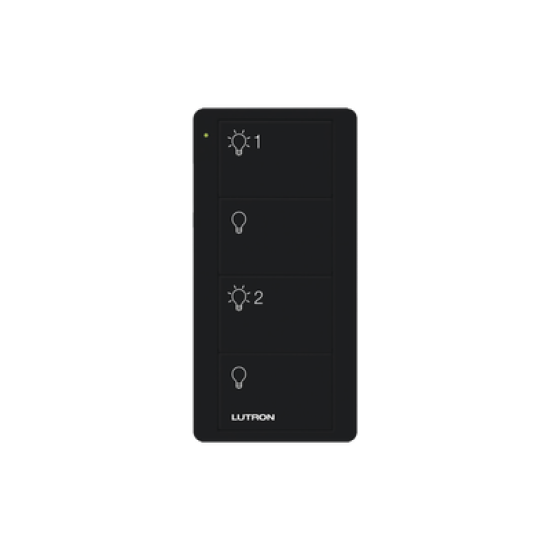 Control remoto PICO inalámbrico con 4 botones  encender/apagar grupo/escenas,  complemente con un atenuador o switch on/off