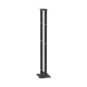 Rack de Dos Postes Estándar de 19 in, Rieles Numerados y Roscados #12-24, Fabricado en Aluminio, 45 Unidades de Rack, Color Negro
