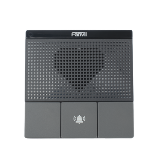 Mini Intercomunicador Wi-Fi para hotelería, hospitales, con diseño elegante, PoE, 3 botones, 1 relevador integrado de salida y entrada.