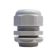 Conector Plástico Blanco Tipo Glándula para Rosca NPT 1