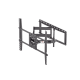 Montaje de Pared Universal Giratorio para Monitores de 75-110 