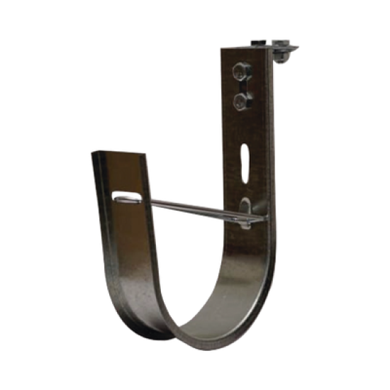 Soporte (Gancho) tipo J-Hook, hasta 28 cables Cat6, ideal para soportar cableado en los espacios de manipulación al aire, Para instalación en interior