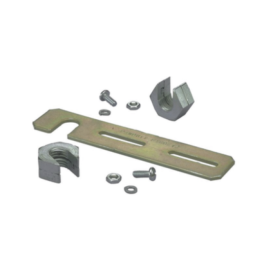 Soporte de Montaje a Techo, para Canaletas FiberRunner 2X2 o 4X4, Uso con Varilla Roscada de 1/2