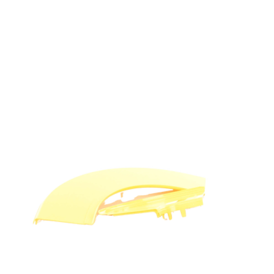 Tapa Opcional para Ángulo Recto de 90º Horizontal FRRA12X4LYL, Color Amarillo