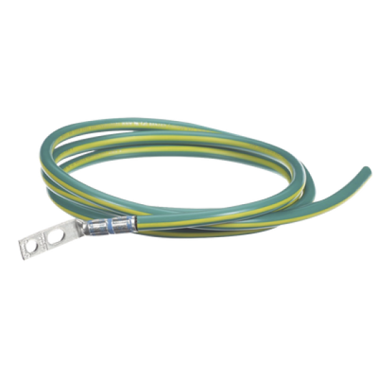 Kit de Jumper para Conexión de Gabinete o Rack de Telecomunicaciones a Barra de Tierra Física, 6 AWG, 1.52 m de Largo