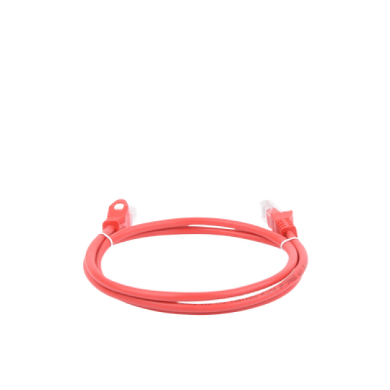 Cable de parcheo UTP Cat6 - 0.5 m - rojo