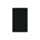 Placa ciega color negro.