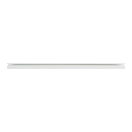 Canaleta LD10 de PVC rígido, con cinta adhesiva para instalación sin herramientas, de 38.4 x 24 x 1828.8 mm, Color Blanco