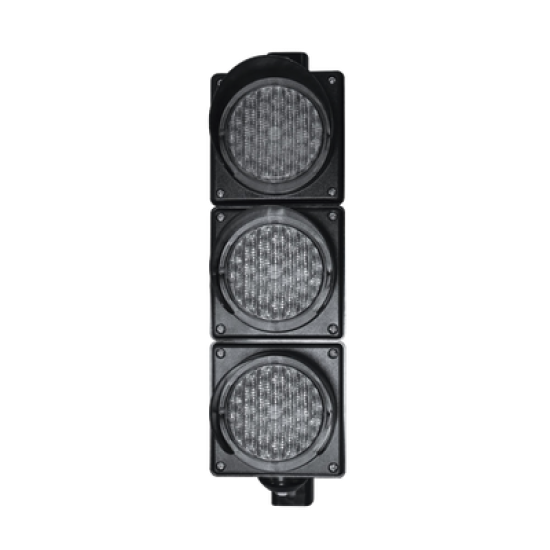Semáforo / Señalización Rojo, Verde y Amarillo / Diametro 100mm / LED / 110vca.