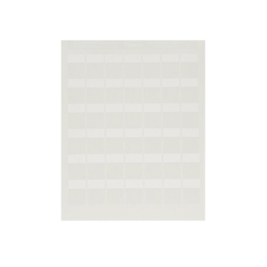 Paquete de Hojas con 2500 Etiquetas de Identificación Auto-laminadas para Impresora Láser/Inyección de Tinta, para Cables de 4.1 a 8.1 mm de Diámetro (10 - 6 AWG), Color Blanco