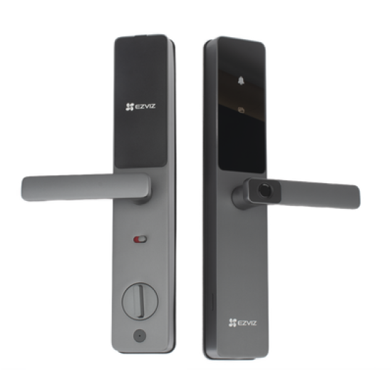 Cerradura Inteligente / Wi-Fi / Bluetooth  / Códigos Temporales Para Visitantes / Lectura de Huella / Lectura de Tag / Contraseña /  Botón para Timbrar / Apertura Remota /  Alarma Anti-intrusión /  No Requiere HUB