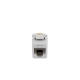 Conector Jack Estilo 110 (de Impacto), Tipo Keystone, Categoría 6, de 8 posiciones y 8 cables, Color Blanco