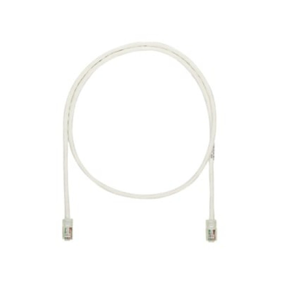 Cable de parcheo UTP Categoría 5e, con plug modular en cada extremo - 1 m. - Blanco mate Cable de parcheo UTP Categoría 5e, con plug modular en cada extremo - 1 m. - Blanco mate
