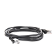 Cable de parcheo FTP Cat5e - 2.0 m - negro