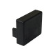 Tapa Final en Color Negro de PVC Auto Extinguible, Para Canaleta TMK-1720-N-CC (5290-02003)