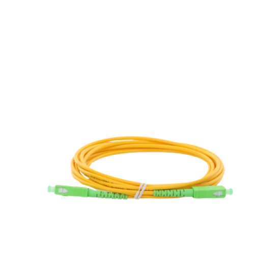 Jumper de Fibra Óptica Monomodo SC/APC-SC/APC Simplex de 2 metros 3mm