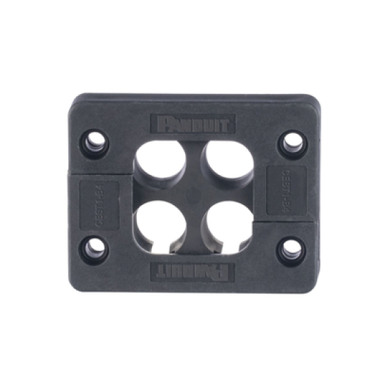 Pasacables de 4 Orificios de Marco Rectangular de 1.81