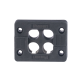 Pasacables de 4 Orificios de Marco Rectangular de 1.81