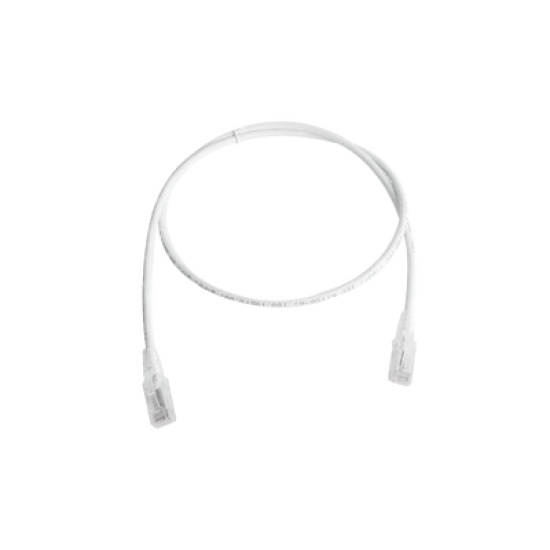 Patch Cord MC5 Modular Cat5e UTP, CM/LS0H, 7ft, Color Blanco, Versión Bulk (Sin Empaque Individual)