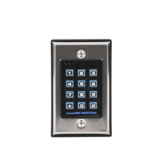 Teclado Industrial Autónomo con Lector de Proximidad Integrado para interior.