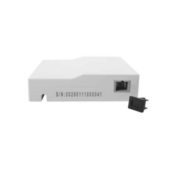 Caja Terminal de Fibra Óptica (Roseta) con un Acoplador SC/APC, color Blanco