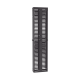 Organizador Vertical PatchRunner™, Doble (Frontal y Posterior), Para Rack Abierto de 45 Unidades, 8in de Ancho, Color Negro