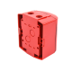 Bocina con Lámpara Estroboscópica para Exterior, con Configuración Estroboscópica Seleccionable, Color Rojo