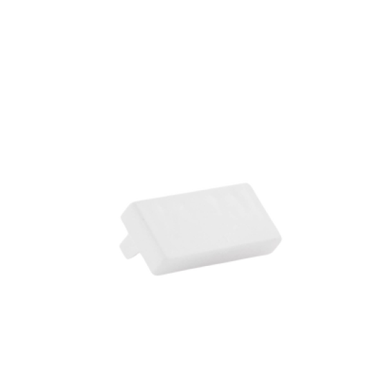 Tapa final color blanco de PVC auto extinguible,  para canaleta TMK1735, TMK1735SD (5390-02001)