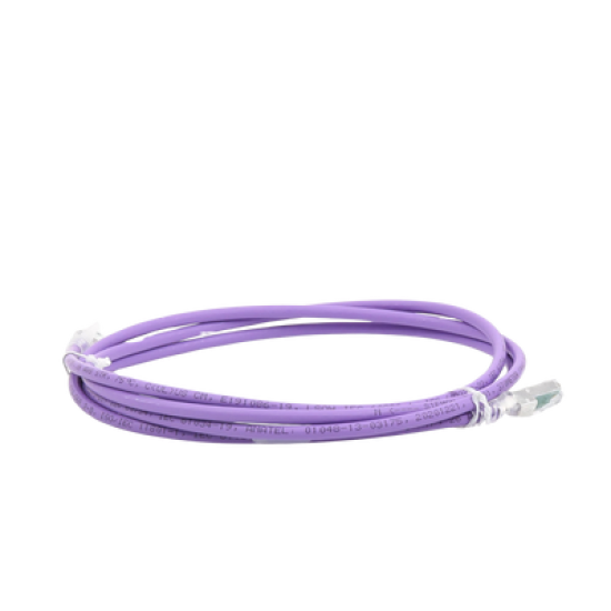 Patch Cord Z-MAX Cat6A S/FTP, CM/LS0H, 7ft, Color Violeta, Versión Bulk