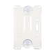 Porta tarjeta de plastico ABS / Transparente / Compatible con tarjetas ACCESSCARDEPC / PROCARDX o Formato CR80