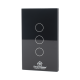 (Wifi) Apagador switch inalámbrico WIFI, control de 3 regresos de carga, 110V